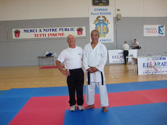 Giovannino Fais ed il M° Nakashi